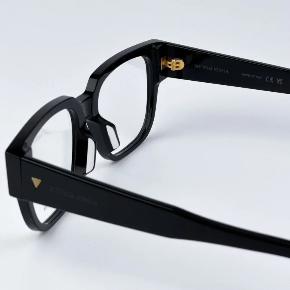 Bottega Veneta BV1289O 001 BRAND NEW Eyeglasses Black Square Women